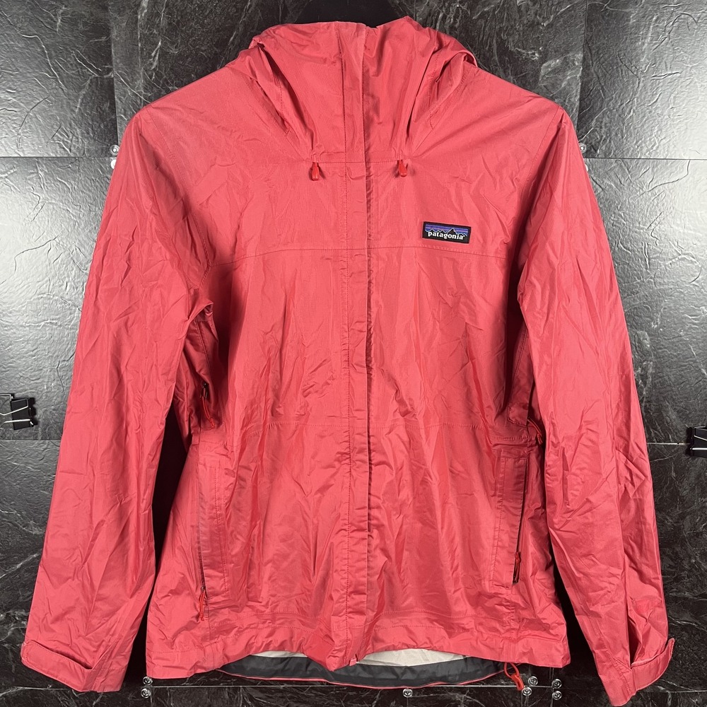 Patagonia Women's Red TorrentShell H2NO Wind Rain Jacket Small